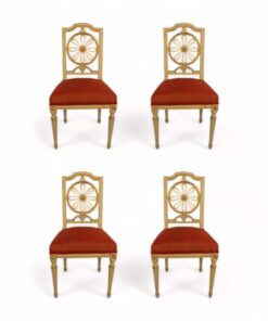 Four Gustavian Chairs- 19th century- styylish