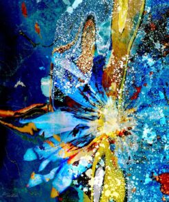 Digital Modern Art Work, "Farandole", by Sandrine Berthon- Styylish