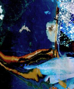 Digital Modern Art Work, "Farandole", by Sandrine Berthon- " Farandole detail "- Styylish