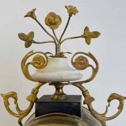 Louis XVI Mantel Clock- detail of the top decoration- Styylish