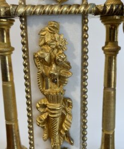 Louis XVI Mantel Clock- detail of the ormolu decoration- Styylish