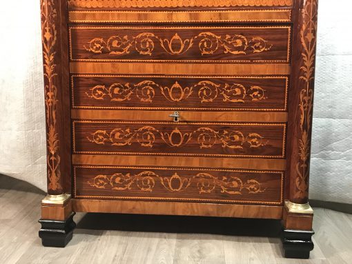 Neoclassical Secretary Desk- drawers detail- Styylish