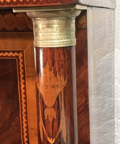 Neoclassical Secretary Desk- column detail- Styylish