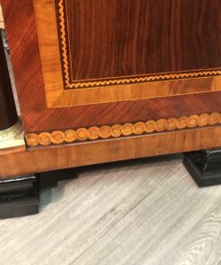 Neoclassical Secretary Desk- side bottom view- Styylish