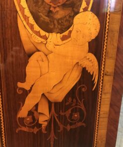 Neoclassical Secretary Desk- zoom on angel- Styylish