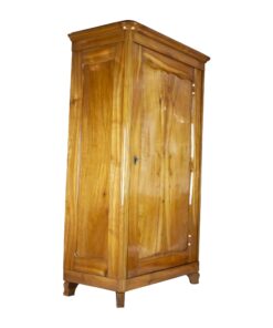 Alternative view of Single Door Viennese Biedermeier Wardrobe, Cherrywood, 1850, Antique