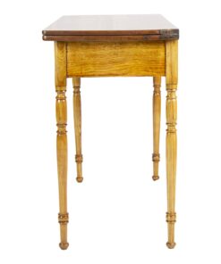 19th Century Ash Wood Game Table- side view right- Styylish