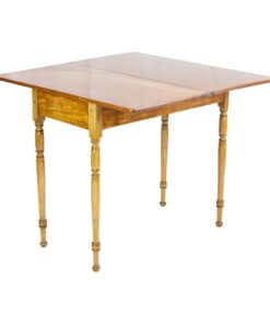 19th Century Ash Wood Game Table- three-quarter view of the table- Styylish