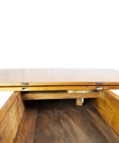 19th Century Ash Wood Game Table- inside view- Styylish