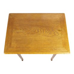 Art Nouveau Oakwood Sewing Table- top view- Styylish