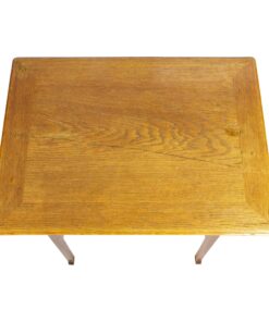 Art Nouveau Oakwood Sewing Table- top view- Styylish