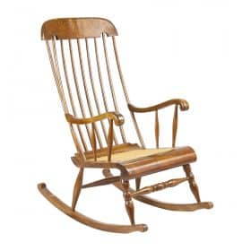 Beechwood Rocking Chair, 19th-20th century, Vintage