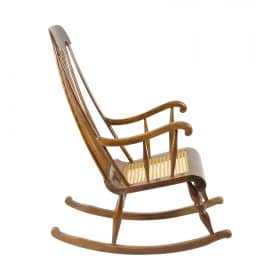 Beechwood Rocking Chair, 19th-20th century, Vintage