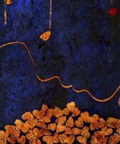 Modern Art Work "Interminablement- Nous", by Sandrine Berthon- zoom on face- Styylish