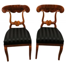 Set of 6 Biedermeier Chairs, South Germany 1820, Antique