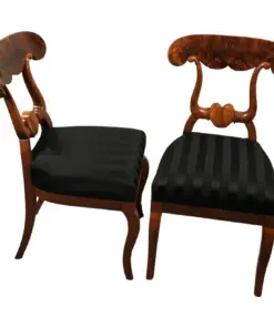 Set of six Biedermeier Chairs- view of two chairs- Styylish