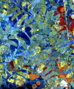 Contemporary Digital Art by Sandrine Berthon, France 21st century- " jardin interieur zoom "- Styylish