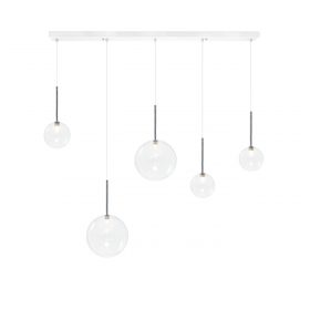 Linear Bubble Glass Suspension, B5, Handblown