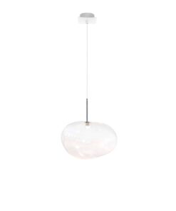 Glass Pebble Mono Light- translucent large- Styylish