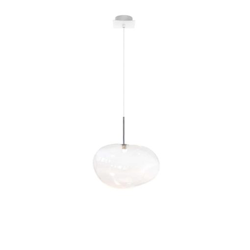 Glass Pebble Mono Light- translucent large- Styylish