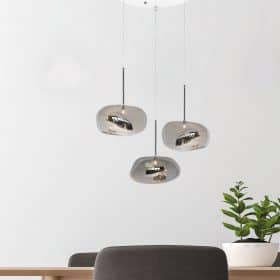 Pebble Suspension Lamp G3, Handblown