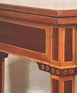 Neoclassical Louis XVI Game Table- corner view- Styylish