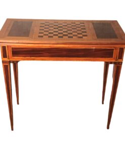 Neoclassical Louis XVI Game Table- front view- Styylish