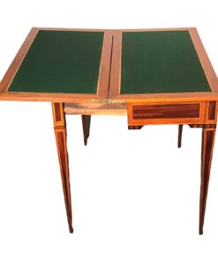 Neoclassical Louis XVI Game Table- with unfolded top- Styylish