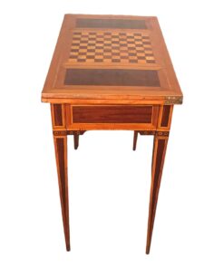 Neoclassical Louis XVI Game Table- side view- Styylish