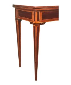 Neoclassical Louis XVI Game Table- view of the left side- Styylish