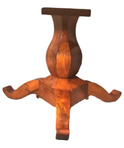 Antique extendable Biedermeier table- view of the foot- Styylish