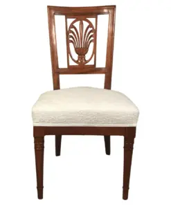 Set of 6 original Neoclassical Louis XVI Chairs- front view- Styylish