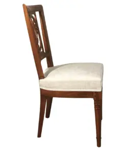 Set of 6 original Neoclassical Louis XVI Chairs- side view- Styylish