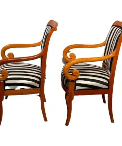 Pair of Antique Biedermeier Armchairs- side view- Styylish