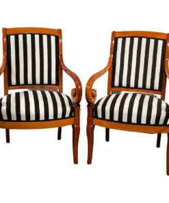 Pair of Antique Biedermeier Armchairs- Styylish
