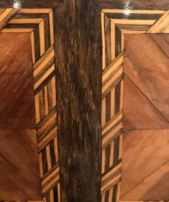 French Transition Chest of Drawers- marquetry detail- Styylish