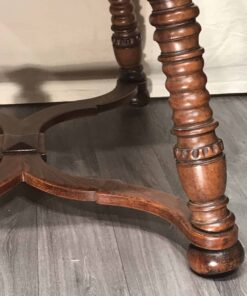 Extendable Swiss Farm Table- detail view of the base- Styylish