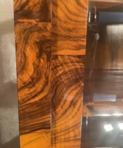 Biedermeier Display Cabinet- wood detail- Styylish