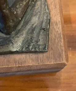 Bronze Sculpture by Eunice Katz- artist signature on the base- Styylish