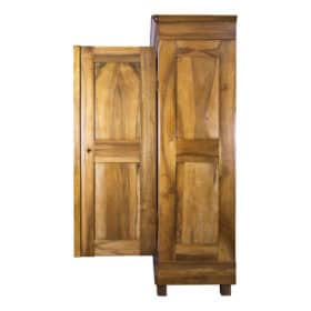 19th Century Biedermeier Walnut Wardrobe from Germany