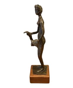 Bronze Sculpture by Eunice Katz- side view left- Styylish
