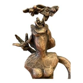 Bronze Figurine by Eunice Katz 