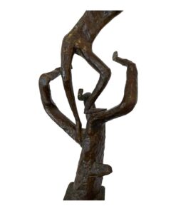 Bronze Sculpture- Eunice Katz- man detail- Styylish