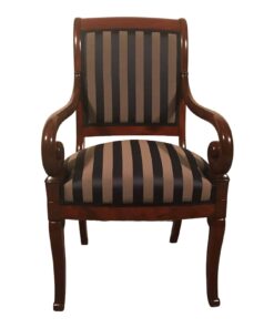 Pair of French 19th century Armchairs-face view of one chair- Styylish