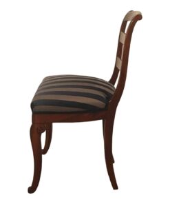 Pair of French 19th century chairs- side view of one chair- Styylish