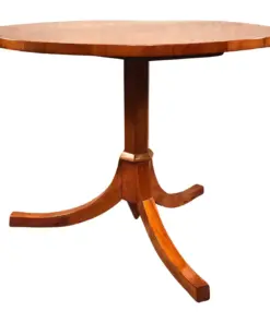 Antique Biedermeier Cherry Table- side view- Styylish