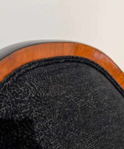 Biedermeier Swivel Chair- wood detail- Styylish