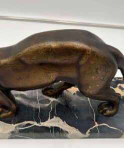 Art Deco Panther Sculpture - Back Detail - Styylish
