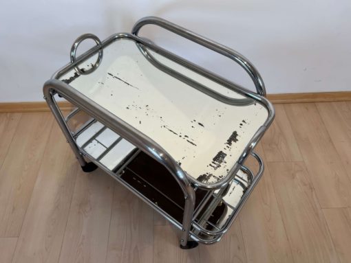 Art Deco Bar Cart- view of the tray- Styylish