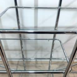 Bauhaus Style Shelving Unit - Glass Shelves - Styylish